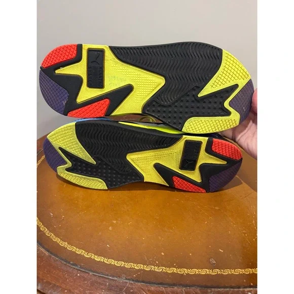 Puma RS-Z Sneakers Mens 11.5 Black White Lime 372712-01 Excellent Running Shoes - Picture 4 of 8